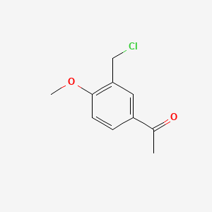 1-[3-(Chloromethyl)-4-methoxyphenyl]ethanone
