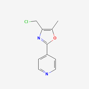 4-Chloromethyl-5-methyl-2-(pyridin-4-yl)oxazole