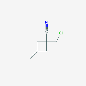 1-(Chloromethyl)-3-methylenecyclobutanecarbonitrile