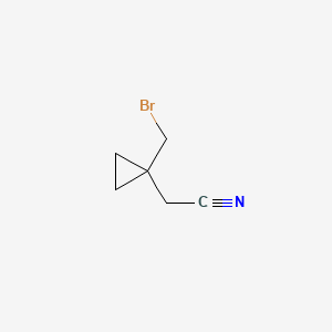 [1-(Bromomethyl)cyclopropyl]acetonitrile
