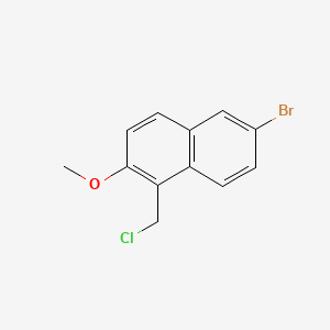 6-Bromo-1-(chloromethyl)-2-methoxynaphthalene