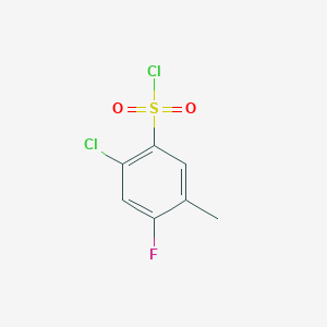 2-Chloro-4-fluoro-5-methylbenzenesulphonyl chloride