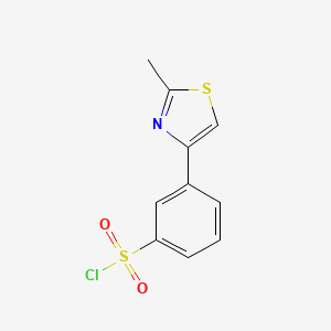 3-(2-Methyl-1,3-thiazol-4-yl)benzenesulfonyl chloride