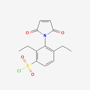 3-(2,5-Dioxo-2,5-dihydropyrrol-1-yl)-2,4-diethylbenzenesulfonyl chloride