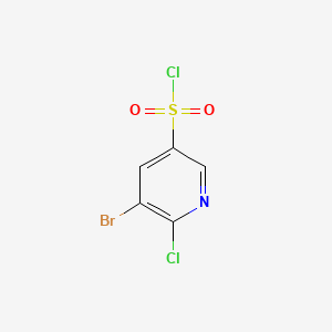 3-Bromo-2-chloropyridine-5-sulphonyl chloride