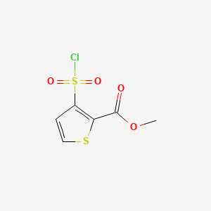 2-(Methoxycarbonyl)thiophene-3-sulphonyl chloride