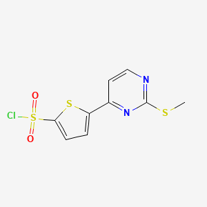 5-[2-(Methylthio)pyrimidin-4-yl]thiophene-2-sulphonyl chloride