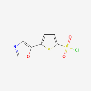5-(1,3-Oxazol-5-yl)thiophene-2-sulfonyl chloride