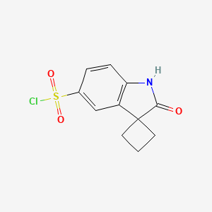 2'-Oxo-1',2'-dihydrospiro[cyclobutane-1,3'-indole]-5'-sulfonyl chloride