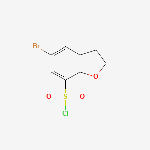 5-Bromo-2,3-dihydro-1-benzofuran-7-sulfonyl chloride