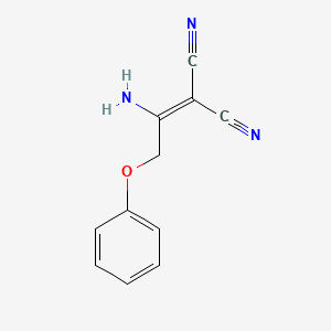 (1-Amino-2-phenoxyethylidene)malononitrile