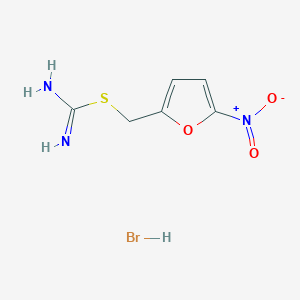 (5-Nitro-2-furyl)methyl aminomethanimidothioate hydrobromide