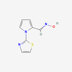 1-(1,3-Thiazol-2-yl)-1H-pyrrole-2-carbaldehyde oxime