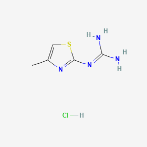 N-(4-Methyl-1,3-thiazol-2-yl)guanidine hydrochloride