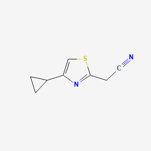 (4-Cyclopropyl-1,3-thiazol-2-yl)acetonitrile