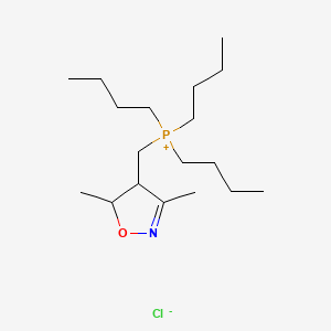 Tributyl[(3,5-dimethyl-4,5-dihydroisoxazol-4-yl)methyl]phosphonium chloride