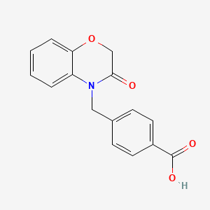 4-[(3-Oxo-2,3-dihydro-4H-1,4-benzoxazin-4-yl)methyl]benzoic acid