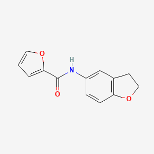 N-(2,3-Dihydro-1-benzofuran-5-yl)furan-2-carboxamide