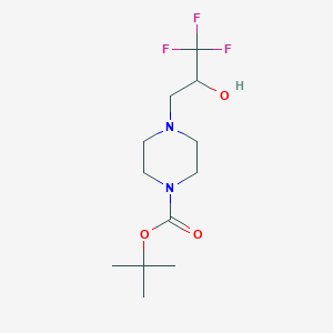 tert-butyl 4-(3,3,3-trifluoro-2-hydroxypropyl)piperazine-1-carboxylate