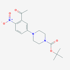 tert-Butyl 4-(3-Acetyl-4-nitrophenyl)piperazine-1-carboxylate