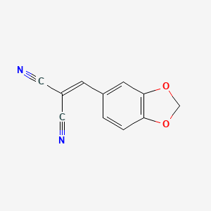 (Benzo[3,4-d]1,3-dioxolan-5-ylmethylene)methane-1,1-dicarbonitrile