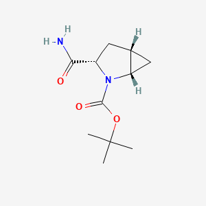 tert-Butyl (1S,3S,5S)-3-(Aminocarbonyl)-2-azabicyclo[3.1.0]hexane-2-carboxylate