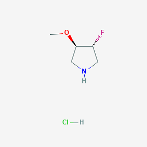 (3R,4R)-3-Fluoro-4-methoxypyrrolidine hydrochloride