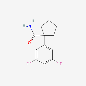 1-(3,5-Difluorophenyl)cyclopentanecarboxamide