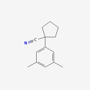 1-(3,5-Dimethylphenyl)cyclopentanecarbonitrile