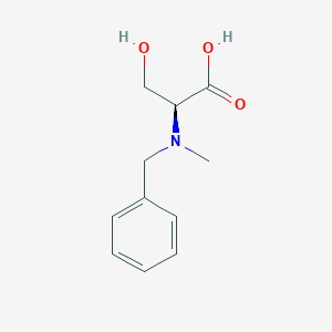 (S)-2-(Benzyl(methyl)amino)-3-hydroxypropanoic acid