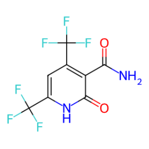 2-Oxo-4,6-bis(trifluoromethyl)-1,2-dihydro-3-pyridinecarboxamide
