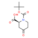 (2S)-1-(tert-Butoxycarbonyl)-4-oxopiperidine-2-carboxylic acid