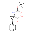 (1R,2R)-1-[(tert-Butoxycarbonyl)amino]-2-phenylcyclopropanecarboxylic acid