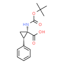(1S,2S)-1-[(tert-Butoxycarbonyl)amino]-2-phenylcyclopropanecarboxylic acid