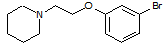 1-[2-(3-Bromophenoxy)ethyl]piperidine