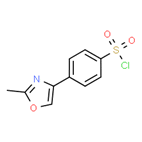 4-(2-Methyl-1,3-oxazol-4-yl)benzenesulphonyl chloride