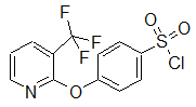 4-{[3-(Trifluoromethyl)pyridin-2-yl]oxy}benzenesulphonyl chloride