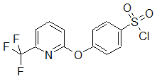 4-{[6-(Trifluoromethyl)pyridin-2-yl]oxy}benzenesulphonyl chloride