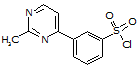 3-(2-Methylpyrimidin-4-yl)benzenesulphonyl chloride