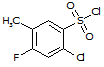 2-Chloro-4-fluoro-5-methylbenzenesulphonyl chloride