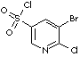 3-Bromo-2-chloropyridine-5-sulphonyl chloride
