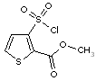 2-(Methoxycarbonyl)thiophene-3-sulphonyl chloride