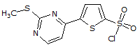 5-[2-(Methylthio)pyrimidin-4-yl]thiophene-2-sulphonyl chloride