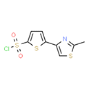 5-(2-Methyl-1,3-thiazol-4-yl)thiophene-2-sulphonyl chloride